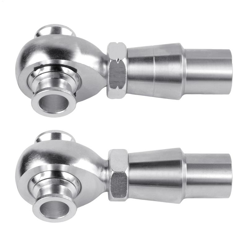 2 Stück 3/4" Heim Gelenkstangenkopf-einstellen Stangenenden Chromolie Gelenke Stangenende Verknüpfungen Rechts Gewinde Heim Gelenkkopf-Bausatz mit Abstandshalter Autozubehör