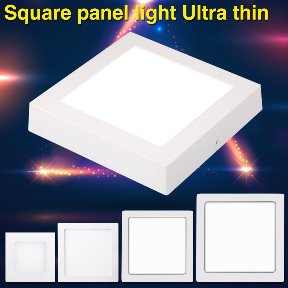 Square Led Panel Light 220v Cool Warm White AC85-265V LED Surface Lamp Lighting Ceiling Lamp For Indoor Home 6W 12W 18W 24W
