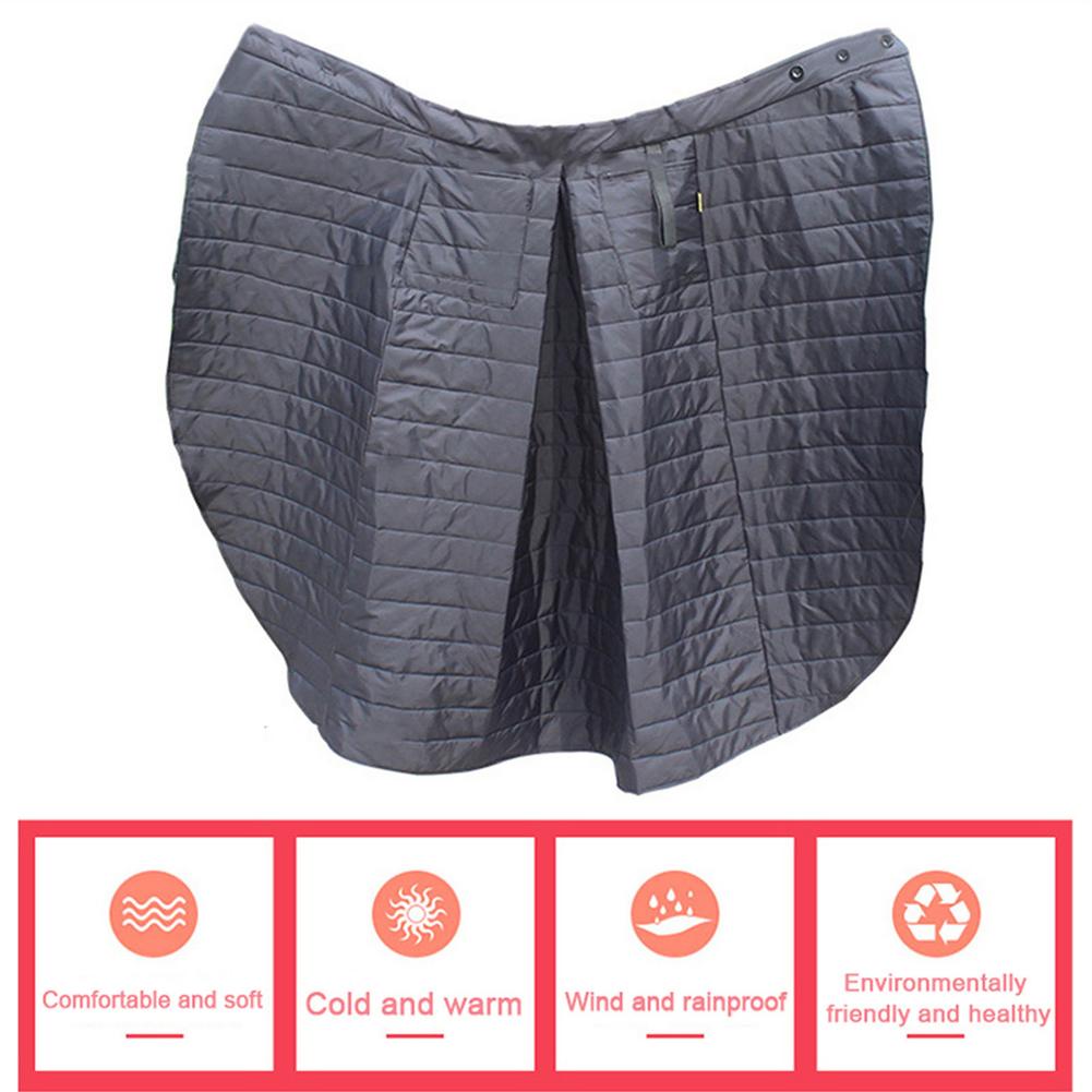 Cubierta de delantal para pierna de 80-110cm, falda de algodón gruesa para lluvia, a prueba de viento, Protector de pierna cálido para Moto, coche, Scooter, coches eléctricos, 1 pieza