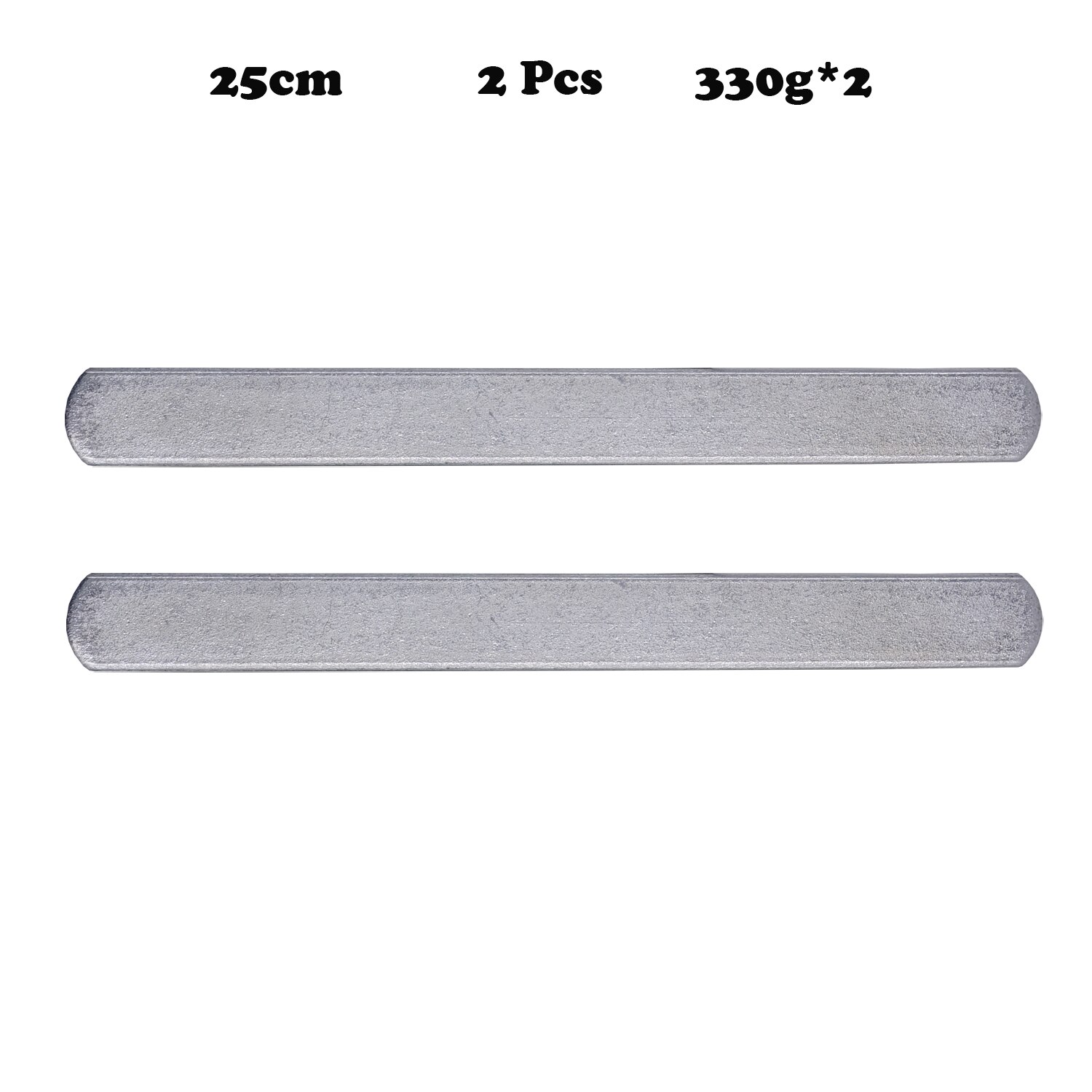 Weight Steel Plates Adjustable Strength Training for Weighted Vest Leg Ankle Weights 12-25cm Length Workout Fitness Accessories: 25cm 2pcs