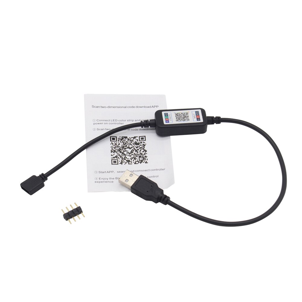 Bluetooth RGB LED Controller USB 5 V Mini App Bluetooth Controller IOS Android Telefoon Draadloze Controle voor RGB LED Strip Smart