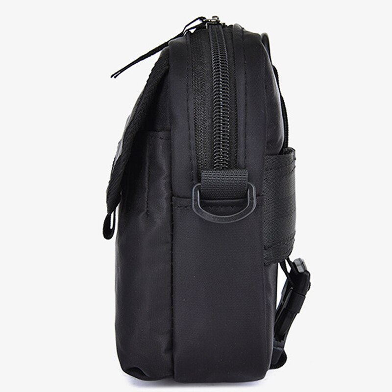 Multifonction fermeture éclair sac à bandoulière messager voyage sac Simple décontracté femmes rabat Oxford intérieur fente poche unisexe sac