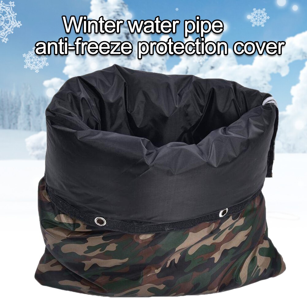 Outdoor Warmer Faucet Backflow Preventer Practical Waterproof Pouch Garden Pipe Insulation Bag Freeze Protection Irrigation Home: Default Title
