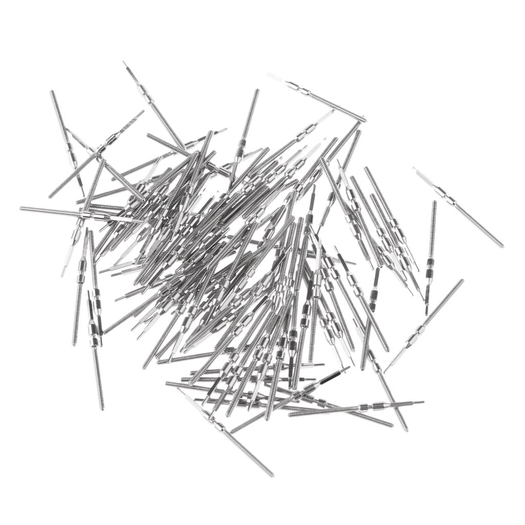 100Pcs Generic Replacement Parts Watch Winding Stem for Different Watches