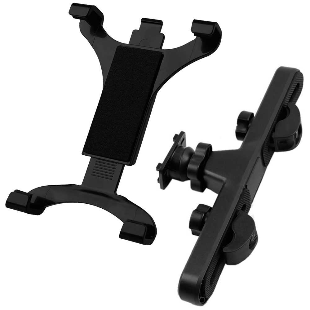 Adjustable car tablet stand for headrest, compatible with ipads and tablets from 7 zu inches 11 auto-rotate 360 °, ipad 1, 2, 3, mini, air, pro