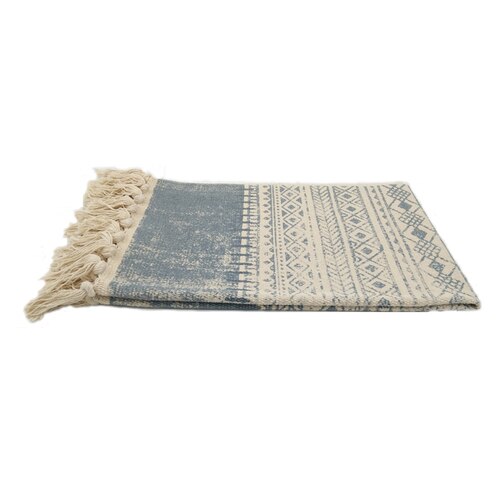 Noordse kwast geweven tapijtverf vloermat wasbare deur slaapkamer wandtapijt decoratief vloerkleed voor de woonkamer: 60 cm x 90cm / A