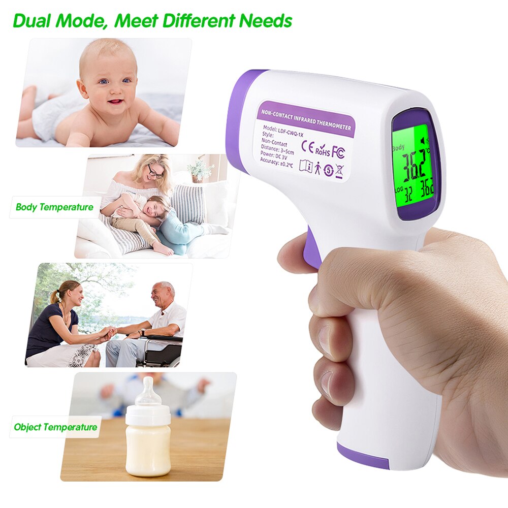 Infrared Thermometer Digital Non-Contact Ear Forehead Temperature Digital Infrared Body termometro infrarrojo infravermelho Kids