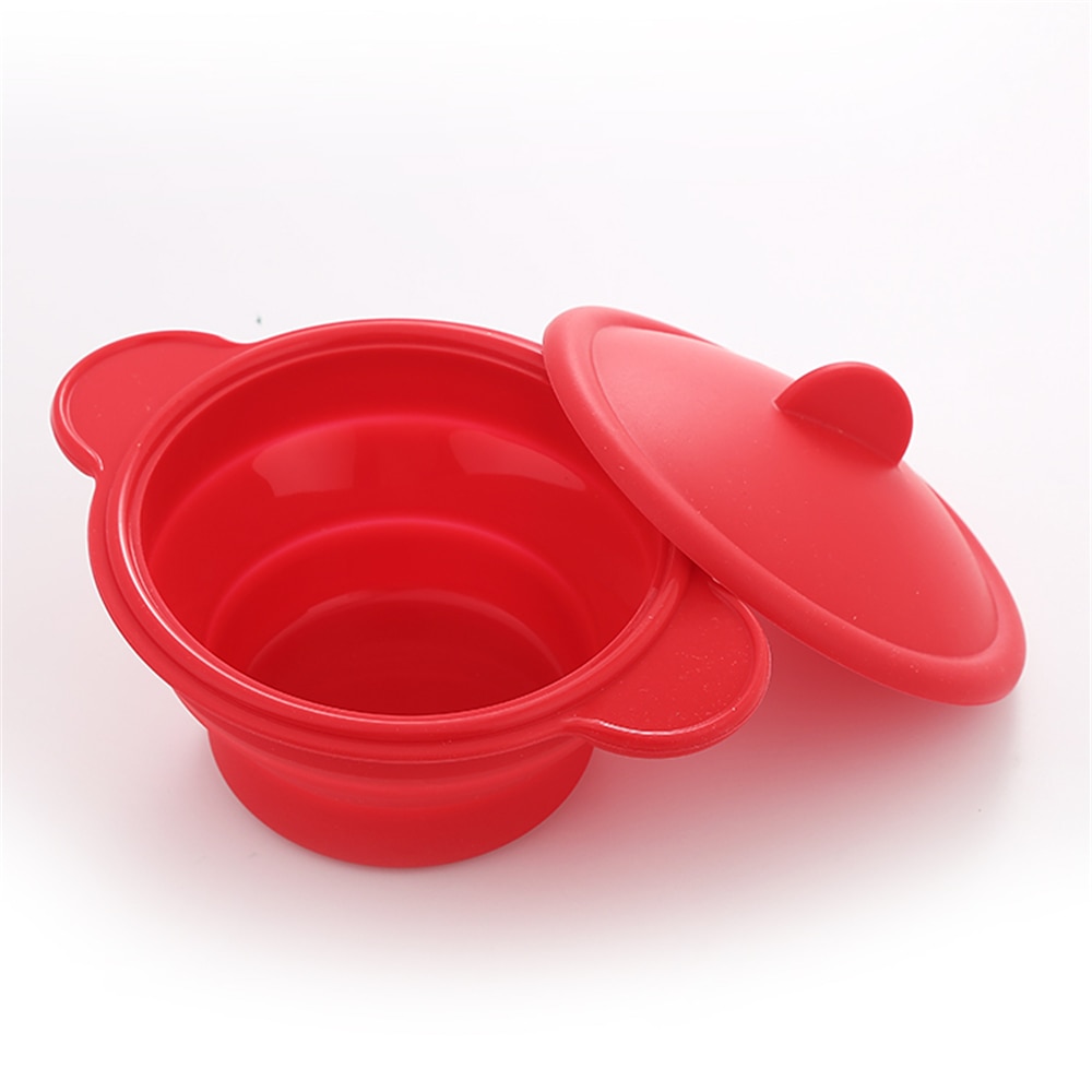 Realand Silicone Microwave Oven Steamer Kitchen Cooking Tools Cooker Oval Grain Cereal Vegetable Multi Bowl Plate Cookware