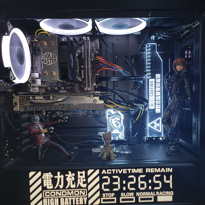 Graphics Card Holder ARGB +5VD G/3PIN AURA Synchronous Symphony GPU #STEELSERIES Pollution LED Lamp Chassis DIY Decoration