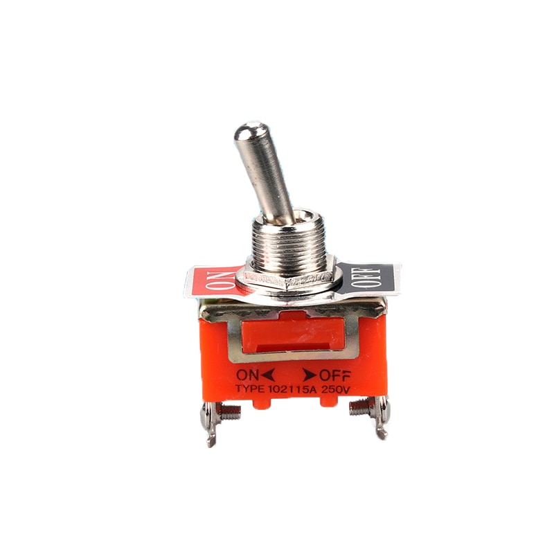 1 PC SPST 12mm Waterproof Switch On-Off Miniature Toggle Switches 15A 250V