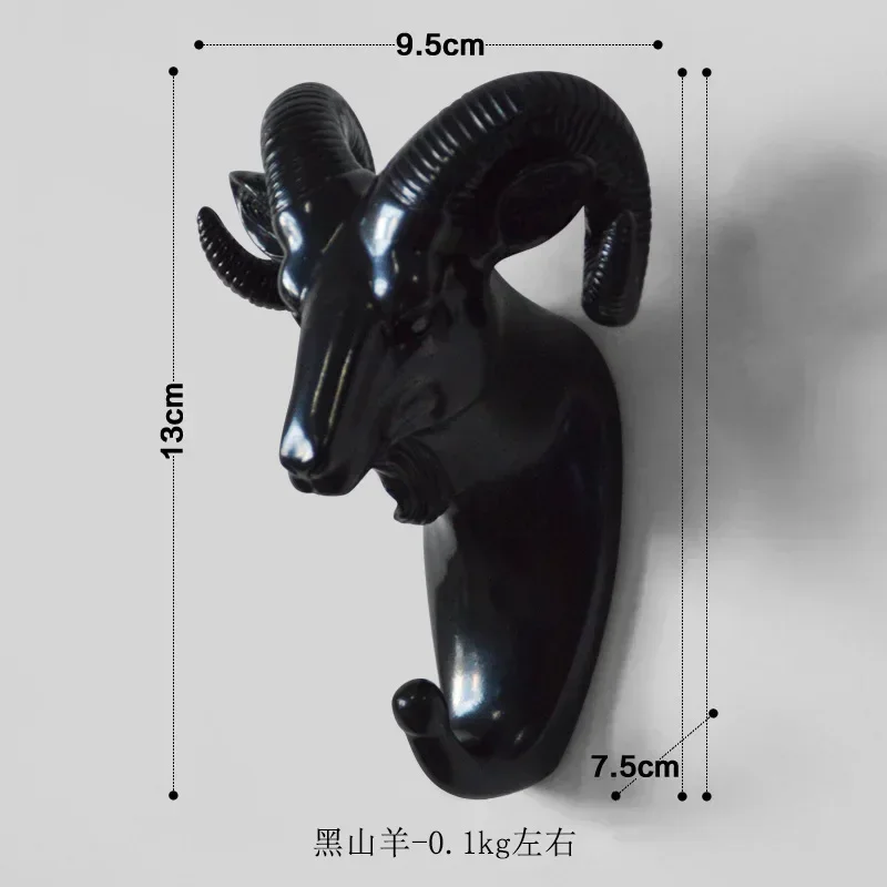 Muur Gemonteerde Haken Dierenkop Rek Kappen Muur Hanger Paard Giraf Elanden Olifant Haken Decoratief Decor Badkamer Accessoires