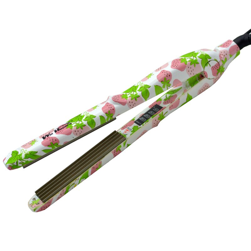 Plancha de pelo eléctrica ondulada de , plancha de hierro ondulado, herramientas de estilismo: Waving Iron Strawber