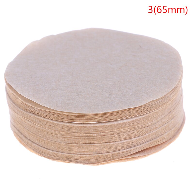 100Pcs Koffie Maker Vervanging Filters Papier Voor Aeropress Koffie: 65mm