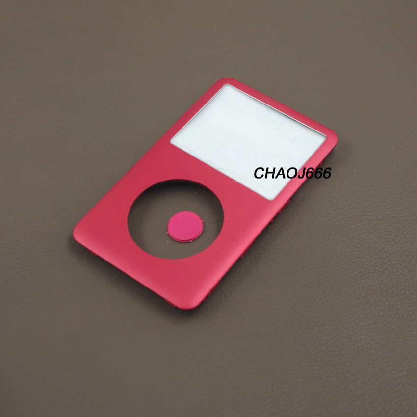 Colorful Anteriore della Piastra Frontale Fascia Clickwheel Centro Tasto Custodia Kit Copertura di Caso per iPod 6th 7th Classic 80GB 120GB 160GB: Red