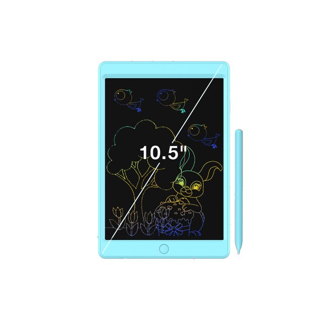 8.5-10.5 Inch LCD Panel LCD Panel Electronic Drawing Board Bright Color Bold Handwriting Children's Small Blackboard: Blue multicolour