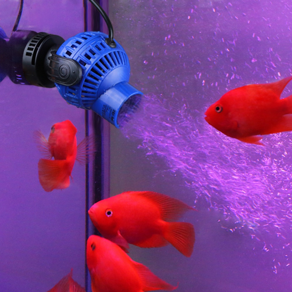 360dergee Aquarium Wave Maker Pump Single Double Head Adjustable Direction Seawater Freshwater Wave Pump For Fish Tank Surf Pump