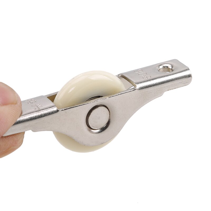 Pulegge Scorrevoli Per Vetro Spessore 5mm - 4 Pezzi In Acciaio Inox Per Armadi E Docce - Foto 6