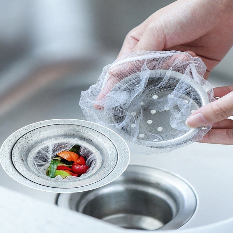 Küche Anti-verstopfen Waschbecken Filter Gittergewebe Gericht Waschen Waschbecken Müll Beutel Ablauf Auslauf Filter Wasser schneiden Tasche Stall
