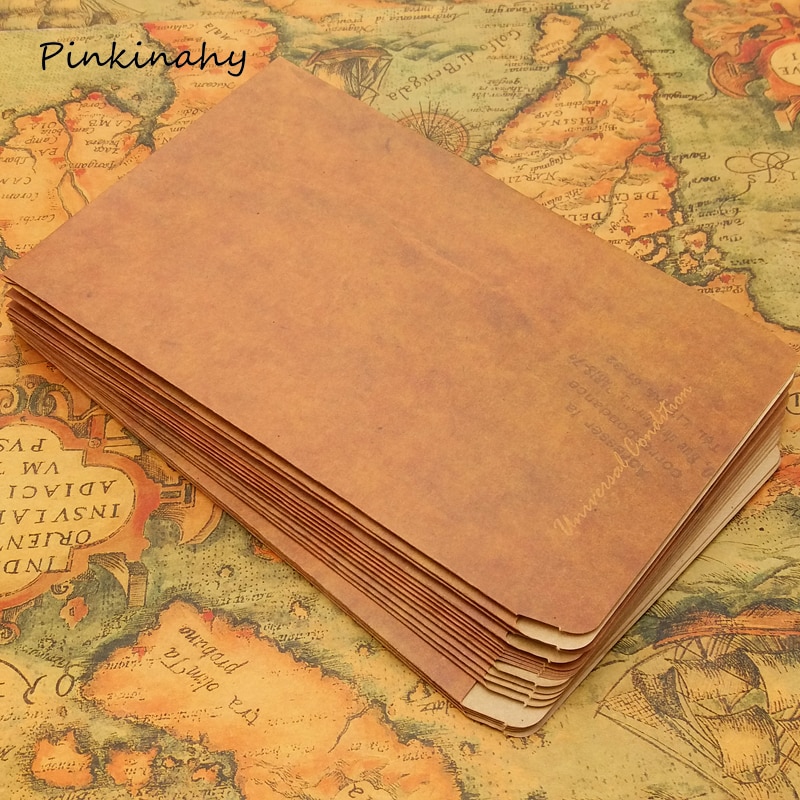 100 unids/lote de sobres de papel de estilo antiguo, embalaje de papel Kraft marrón para tarjeta de invitación de postal Retro, carta pequeña de , 16x11cm