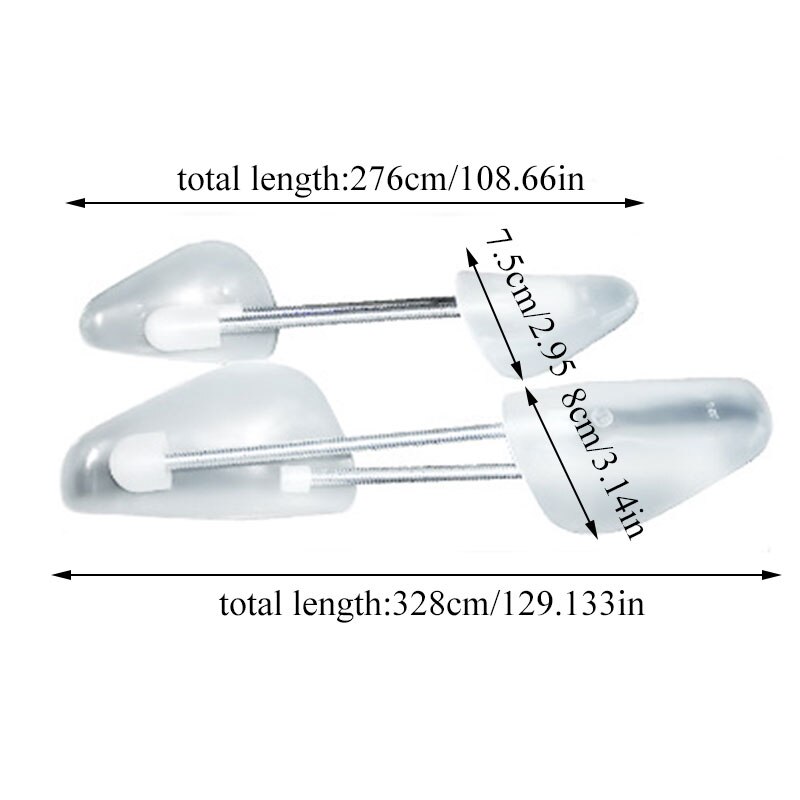 1 pair Automatic Adjustment Plastic Shoes Stretcher Shaper Keeper Shoe Support To Prevent Deformation Preventing Wrinkle