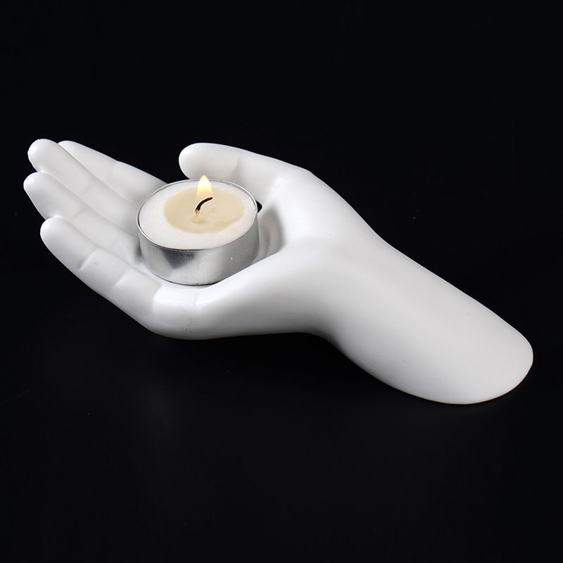 Diy beton lysestage form hånd form silikone cement lysestage form håndlavet hjemme dekorative værktøj