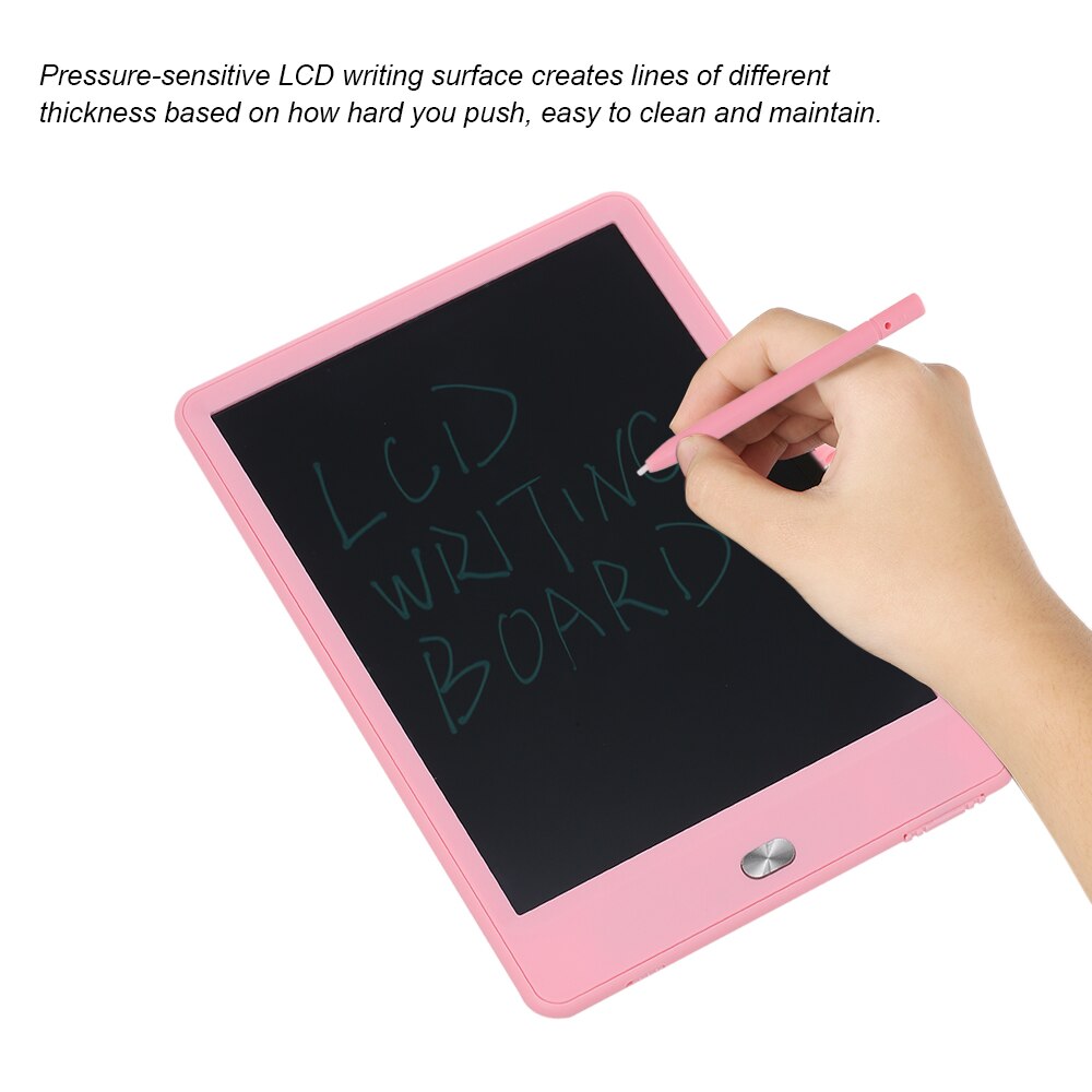 Portable Writing Board 11 inch LCD Screen Electronic Drawing Handwriting Tablet w/ Erase Button Screen Lock Stylus for Kids