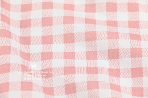 235CM*50CM floral lattice cotton fabric sewing baby cloth infant linens kids bedding fabric cushion patchwork fabric tissue: C