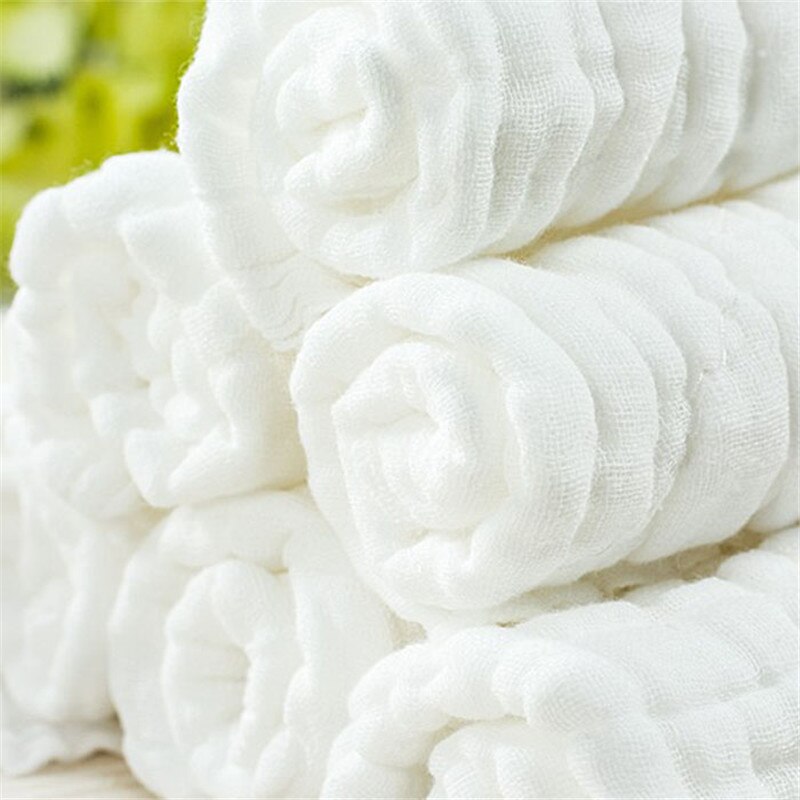 1 stuk babybadhanddoeken 100%  katoenen gaas solid born babyhanddoeken ultrazacht sterke waterabsorptie babyverzorging