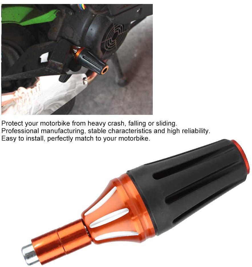 1pc Universal 8mm Motorcycle Frame Slider Falling Crash Protector Rod M8 Screw Motorbike Anti-Falling Engine Protection