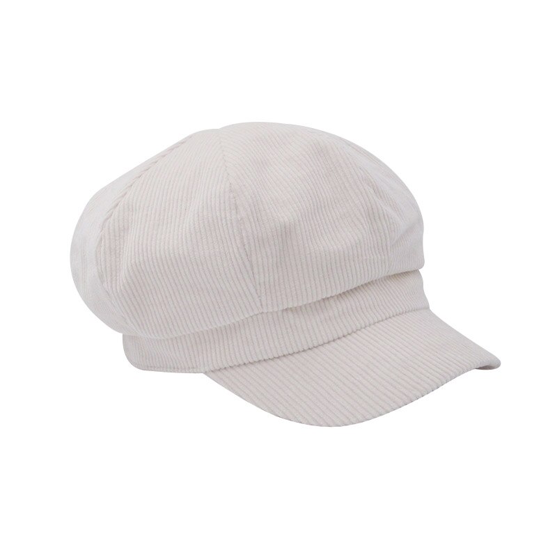 Dames vintage hoeden winter effen corduroy casual hoed baret literaire retro pet schilder krantenjongen opvouwbare baretten baret