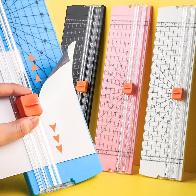 A4 Paper Cutting Machine Paper Cutter Art Trimmer Crafts Photo Scrapbook Blades DIY Office Home Stationery Knife Cutting Mat