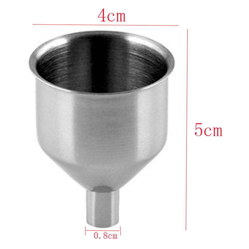 Small Mouth Funnels Bar Wine Flask Funnel Mini Stainless Steel For Filling Hip Flask Narrow-Mouth Bottles Kitchen Jug Funnel: B