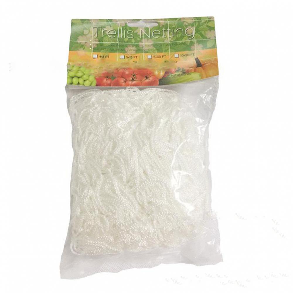 polyester hage espalier netting plante støtte nett kraftig nylon netting passer til vintomater druer bønner 1.35m 2.7m