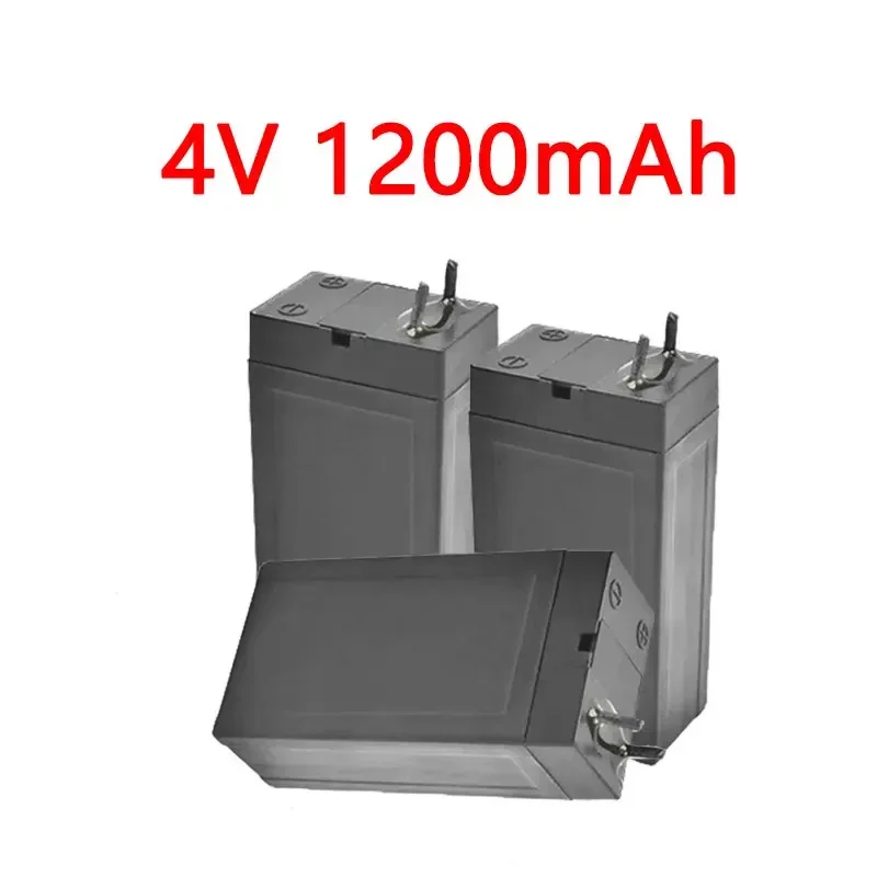 PURFIELD 4V Batteria al piombo 1200mAh Batterie ricaricabili di accumulo Torce elettriche Lampada a LED Fari Scacciamosche elettrico