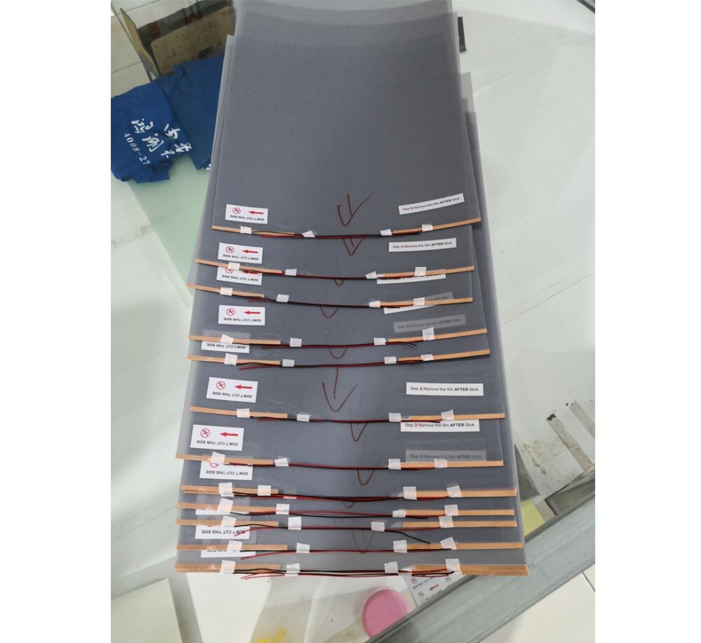 210*297mm Grey Smart PDLC Film Grijs tot Ondoorzichtig Sample Schakelbare Slimme Tint Verven Vinyl voor de Home kantoor