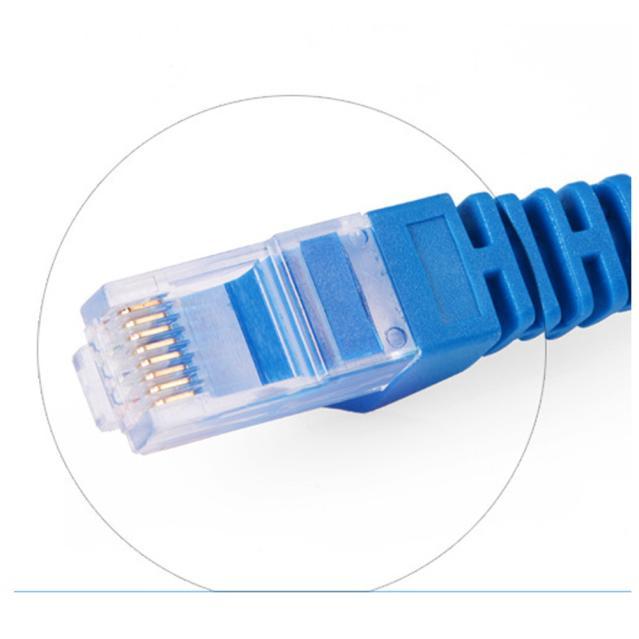 1.2m Cat5e 8P8C Ethernet Internet Lan Cat5e Network Cable For Computer Network Cable With Crystal Head