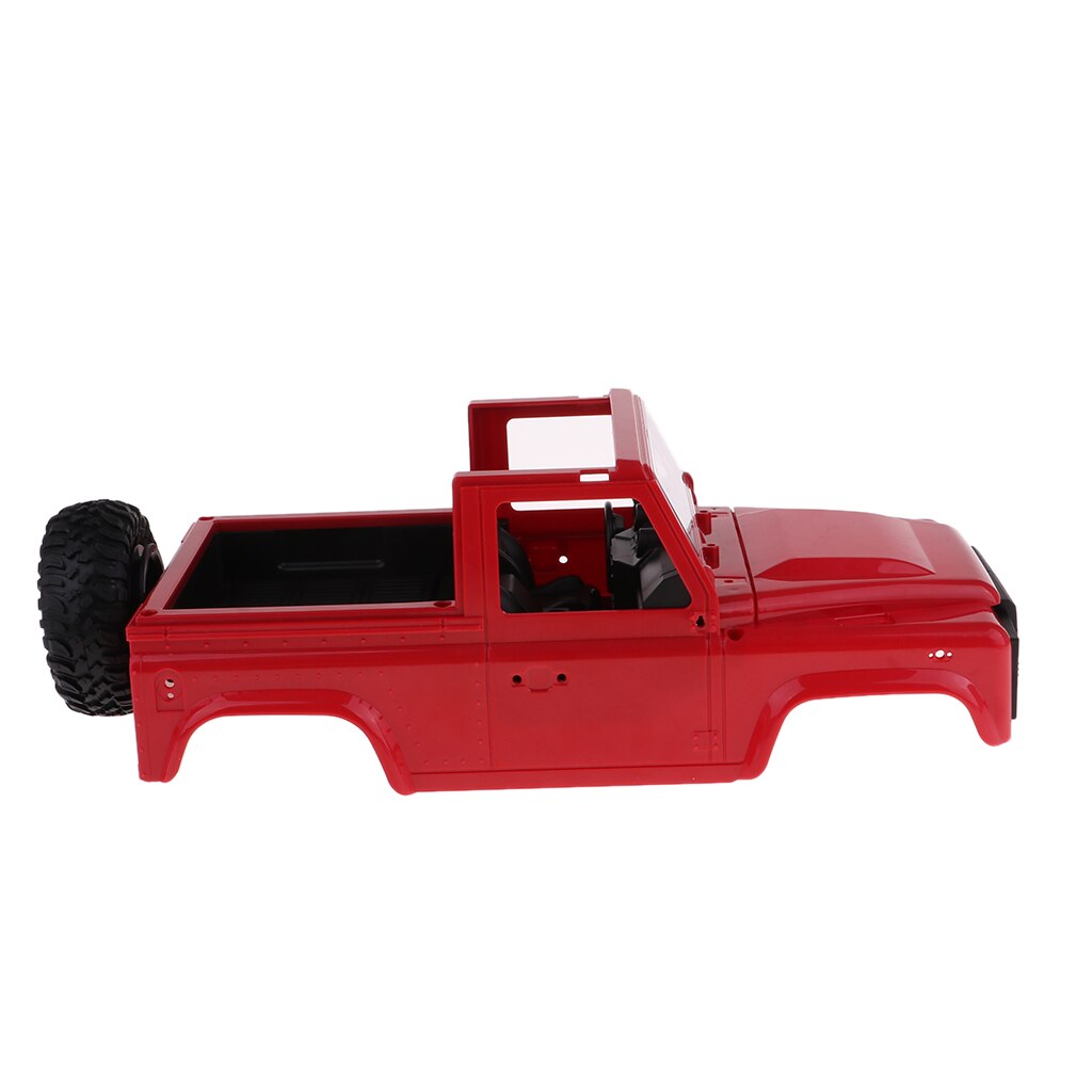 RC Car Replacement Body Shell Cover Top Canopy for MN-90 91 D90 1/12 RC Rock Crawler: Red