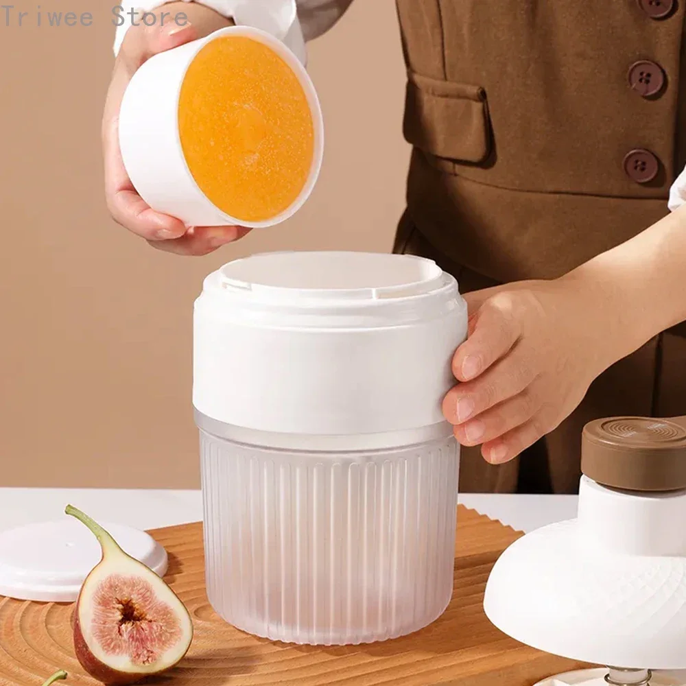 Household Manual Shaved Ice Machine Portable Mini Summer Manual Shaved Ice Milkshake Machine