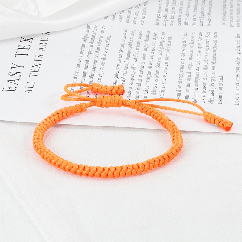 Mode Vrouwen Armband Handgemaakte Tibetaanse Boeddhistische Lucky Charms Verstelbare Knopen Touw Mannen Armbanden En Armbanden Meisjes Gevlochten Sieraden