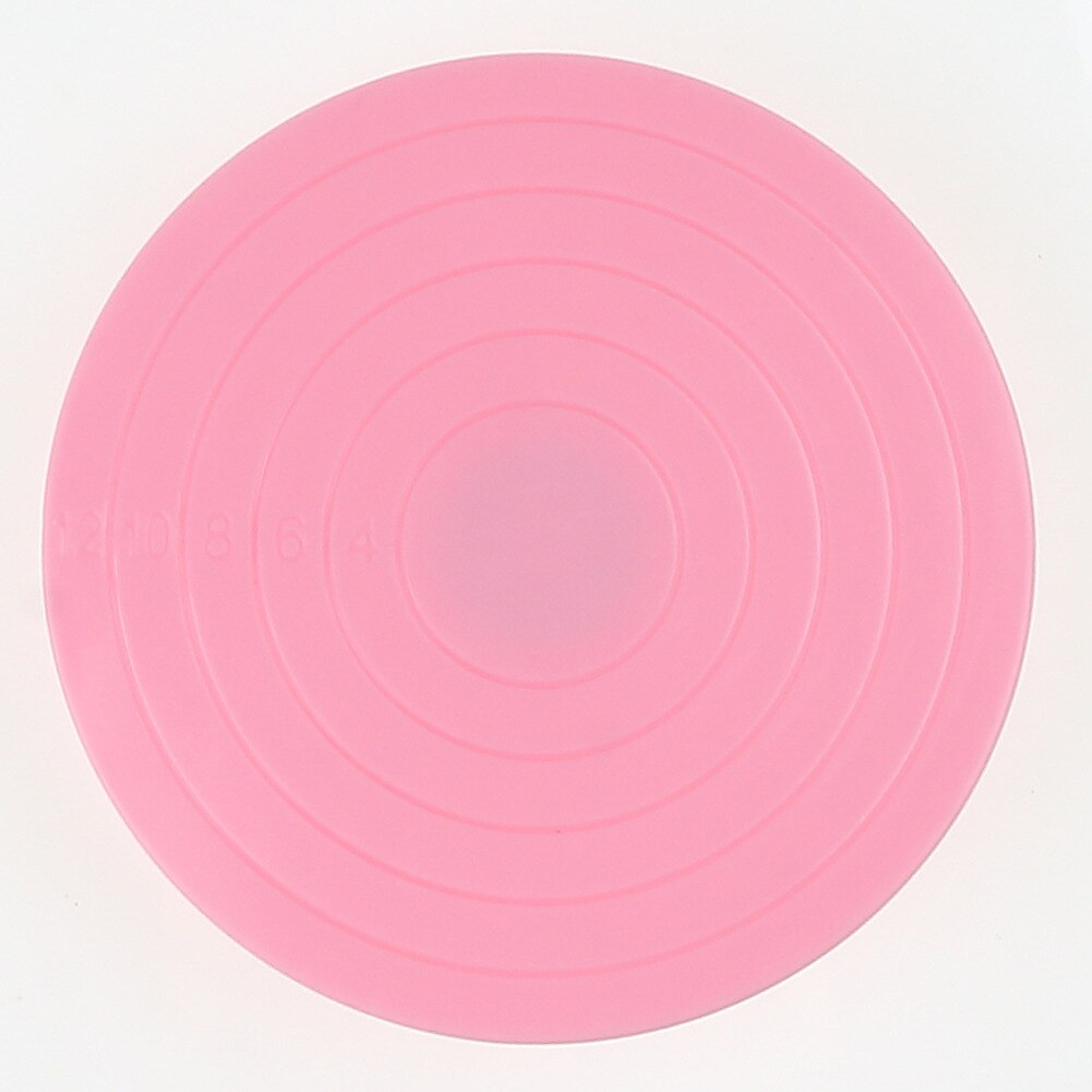 Kitchen Gadgets Cake Dcorating Tray Dessert Making Turntable Cake Making Tools Baking Accessories: pink