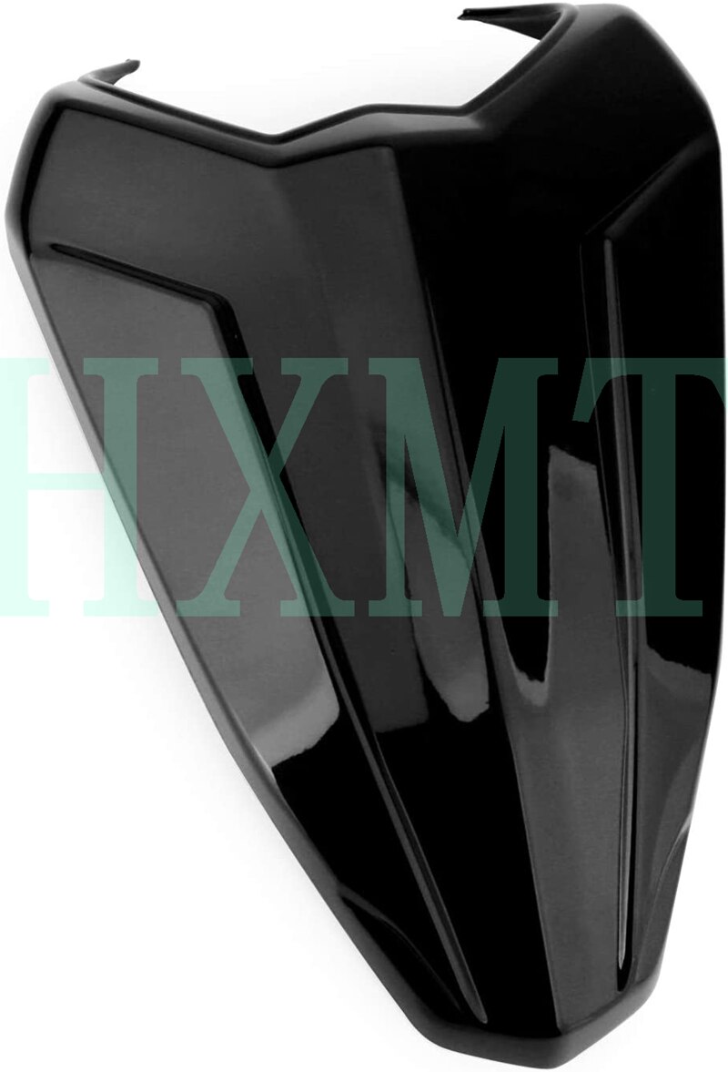 For Yamaha YZF R15 V3 carbon Motorcycle Pillion Passenger Rear Seat Cover Cowl Fairing YZF-R15 V3 17 18 19: black