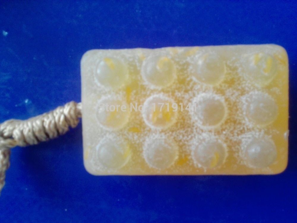 Vierkante handgemaakte massage zeep siliconen mal