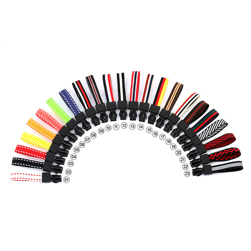 5 sztuk 5 # taśmy suwaki z suwakiem wstążka Zipper Pull odwrotnej instalacji dla niewidoczne Zip torby kurtki Zip głowy DIY szycia