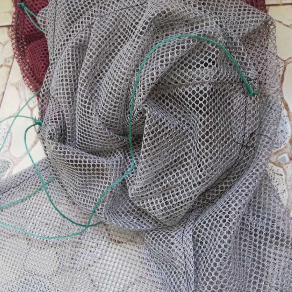 75cm viszakken met ringvisuitrusting, klein maas, opvouwbaar fuiknet, alles voor goedkope leveranciers van visaccessoires, 2 stuks/partij