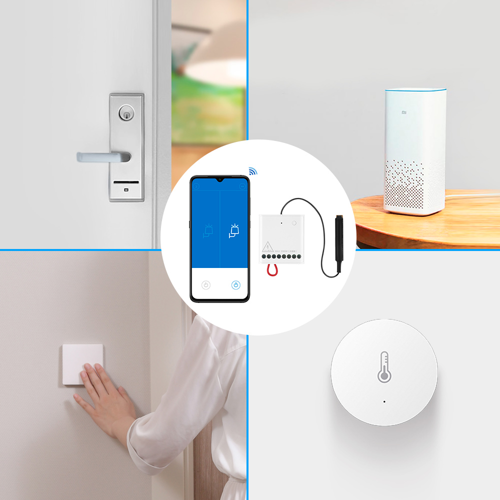Aqara Two-way Control Module Wireless Relay Switch Controller Smart Setting Timer 2 Channels For Mi Home APP &Homekit