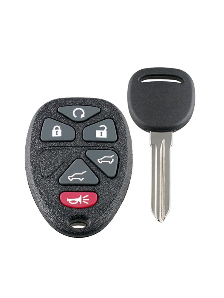 Control remoto de entrada clave 6 botones remoto de la llave de control remoto llave de coche llavero con mando a distancia para Chevrolet Original las llaves del coche.