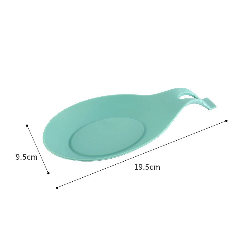 Silicone Spoon Shelf Insulation Heat Resistant Spoon Tray Holder Drink Glass Coaster Tray Spoon Pad Kitchen Accessories