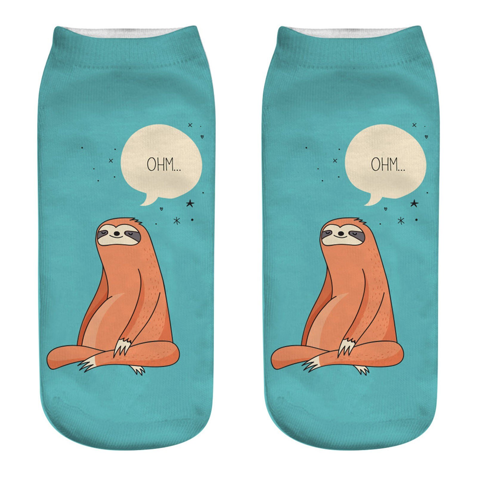 Casual Work Business Women Socks 3d Animal Print Medium Sports Socks Cute Soft Soft Autumn Winter Sock Slippers: S