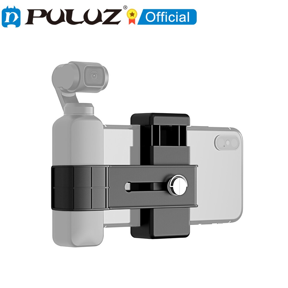 Puluz Smartphone Bevestigingsklem 1/4 Inch Houder Beugel Voor Dji Osmo Pocket / Pocket 2 Adapter