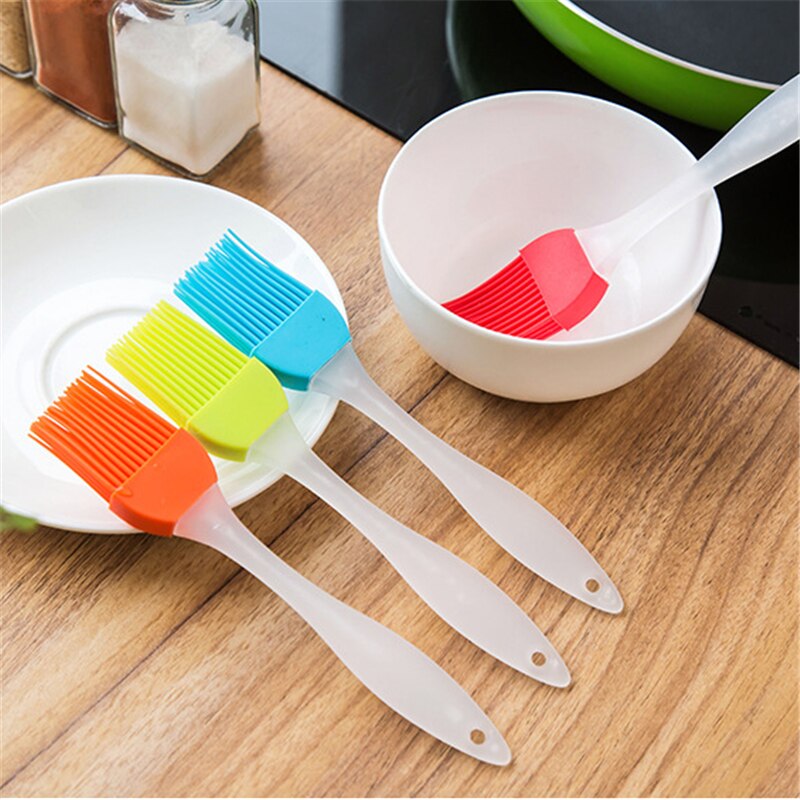 High Temperature BBQ Oil Brush Basting Barbecue Pastry Turkey Bastet Brush Cooking Kitchen Utensil Silicone Brush